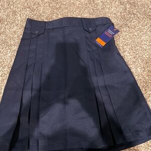 French Toast Blue A-Line Knee-Length Dress